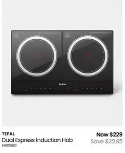 Myer Tefal dual express induction hob offer