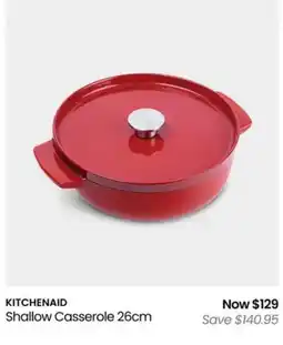 Myer KITCHENAID Shallow Casserole 26cm offer