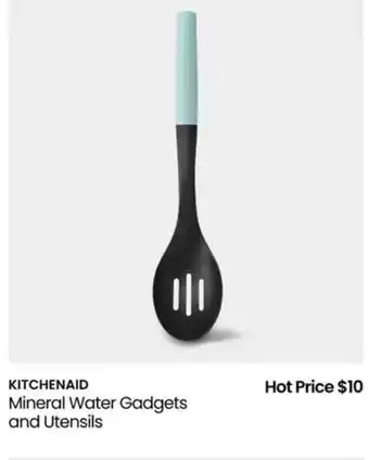 Myer Kitchenaid mineral water gadgets and utensils offer