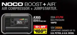 Autobarn Noco boost + air™ air compressor + jumpstarter. offer