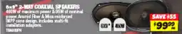 Autobarn 6x9" 2-way coaxial speakers offer