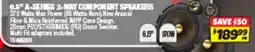 Autobarn 6.5" a-series 2-way component speakers offer