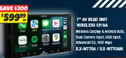 Autobarn 7" av head unit wireless cp/aa offer