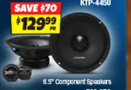Autobarn 6.5" component speakers offer