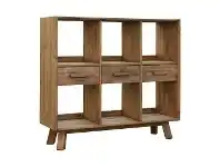 LivingStyles Mandalay Recycled Pine Timber Display Shelf offer