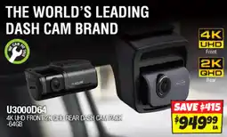 Autobarn 4k uhd front 2k qhd rear dash cam pack offer