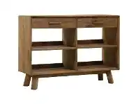 LivingStyles Mandalay Recycled Pine Timber 2 Drawer Sideboard, 120cm offer