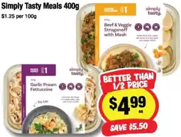 CORNETTS Simply Tasty Meals offer