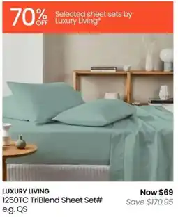 Myer 1250TC TriBlend Sheet Set offer