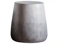 LivingStyles Opal Cement Side Table, Ombre Silver offer