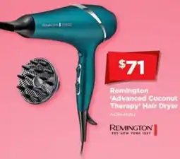 Joyce Mayne Remington 'advanced coconut therapy' hair dryer offer