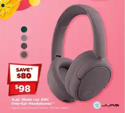 Joyce Mayne JLab JBuds Lux ANC Over-Ear Headphones offer