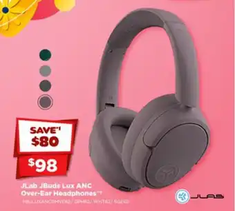 Joyce Mayne JLab JBuds Lux ANC Over-Ear Headphones offer