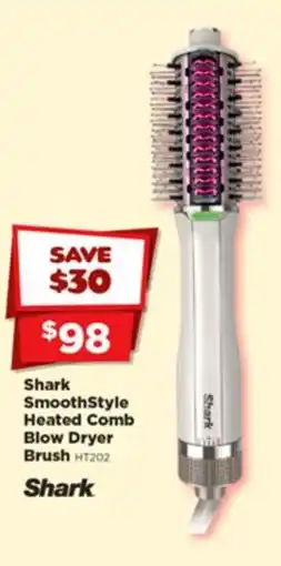 Joyce Mayne Shark smoothstyle heated comb blow dryer brush offer