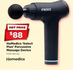 Joyce Mayne Homedics 'select plus' percussive massage device offer