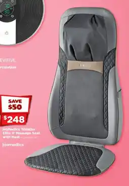 Joyce Mayne Homedics 'shiatsu elite ii' massage seat with heat offer