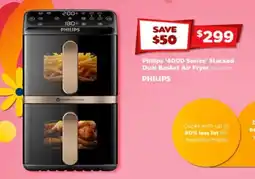 Joyce Mayne Philips '4000 Series' Stacked Dual Basket Air Fryer offer