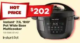 Joyce Mayne Instant 7.1L 'RIO' Pot Wide Base Multicooker offer