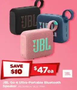 Joyce Mayne Jbl go 4 ultra-portable bluetooth speaker offer