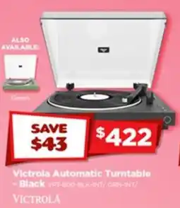 Joyce Mayne Victrola automatic turntable - black offer