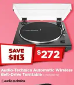 Joyce Mayne Audio-Technica Automatic Wireless Belt-Drive Turntable offer
