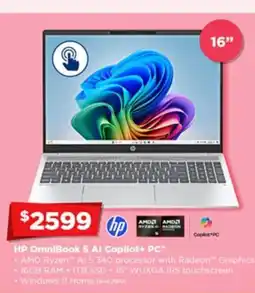 Joyce Mayne HP OmniBook 5 Al Copilot+ PC offer