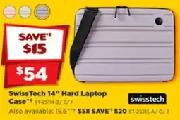 Joyce Mayne Swiss tech 14" hard laptop case offer