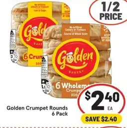 IGA Golden Crumpet Rounds offer