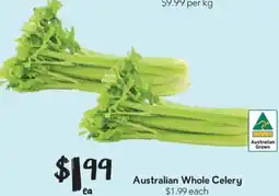 Drakes Australian Whole Celery offer