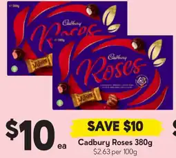Drakes Cadbury Roses offer