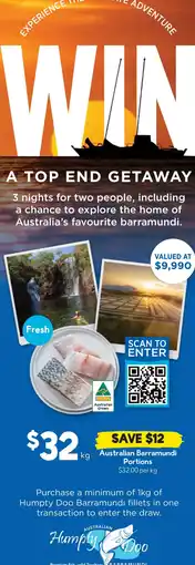 Drakes Australian Barramundi Portions offer