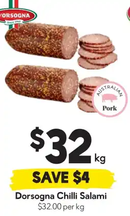 Drakes Dorsogna Chilli Salami offer