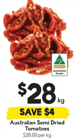 Drakes Australian Semi Dried Tomatoes offer