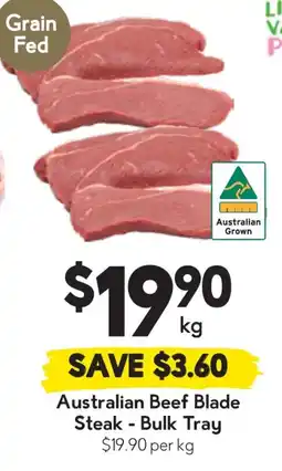 Drakes Australian Beef Blade Steak offer