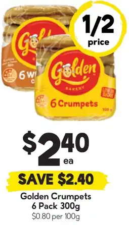 Drakes Golden Crumpets offer