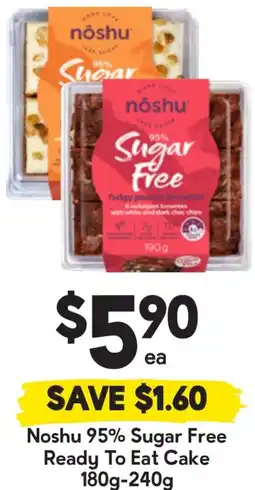 Drakes Noshu 95% Sugar Free Ready To Eat Cake offer