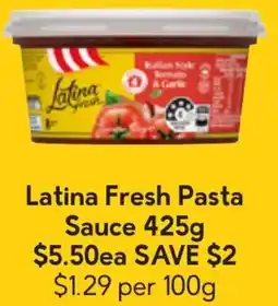 Drakes Latina Fresh Pasta Sauce offer