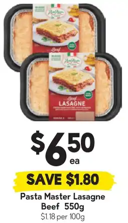 Drakes Pasta Master Lasagne Beef offer
