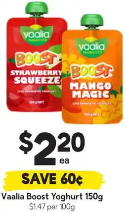 Drakes Vaalia Boost Yoghurt offer