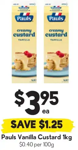 Drakes Pauls Vanilla Custard offer