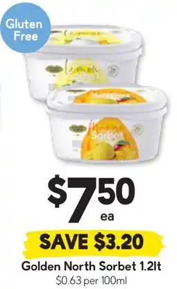 Drakes Golden North Sorbet offer