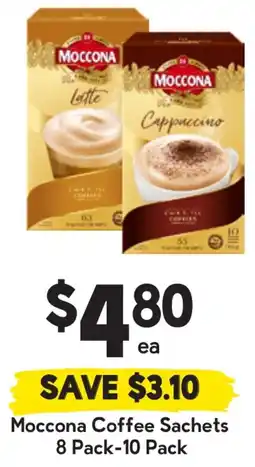 Drakes Moccona Coffee Sachets offer