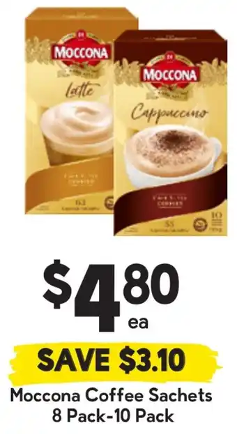 Drakes Moccona Coffee Sachets offer
