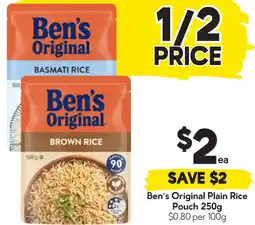 Drakes Ben's Original Plain Rice Pouch offer