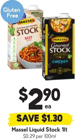 Drakes Massel Liquid Stock offer