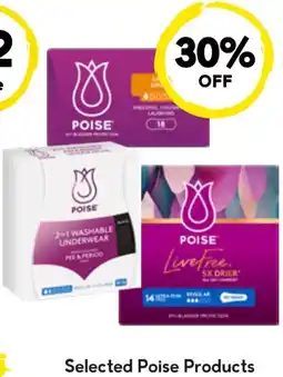 Drakes Selected Poise Products offer