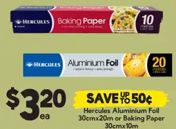 Drakes Hercules Aluminium Foil or Baking Paper offer