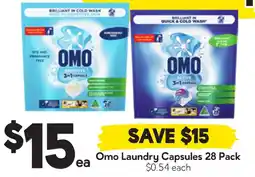 Drakes Omo Laundry Capsules offer