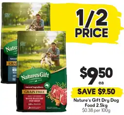 Drakes Nature's Gift Dry Dog Food offer