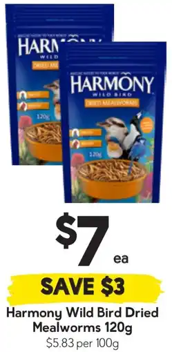 Drakes Harmony Wild Bird Dried Mealworms offer